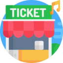 architecture and city,entertainment,access,shop,music notes,ticket office,stand,tickets,festival,concert